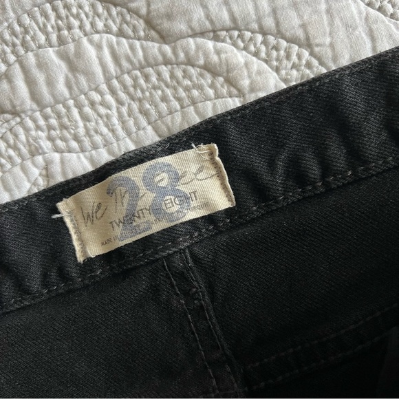 Free People x We The Free Bren Boyfriend Jean - Black Magic - Picture 9 of 16